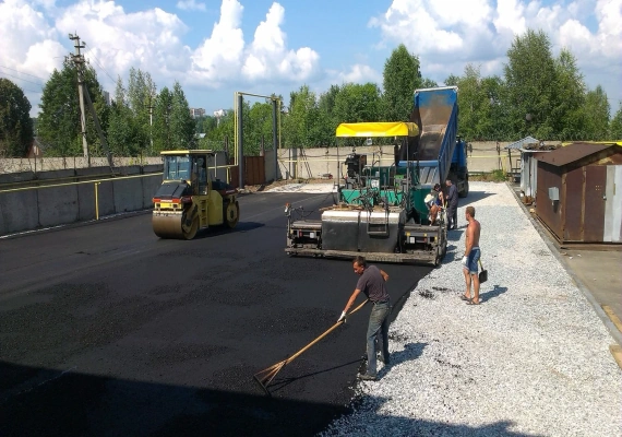 Устройство автодорог в Привокзальном и Волоколамском районе